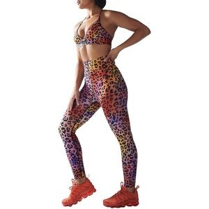 Savage X Fenty Hotline High-Waist Legging Rainbow Leopard 3X